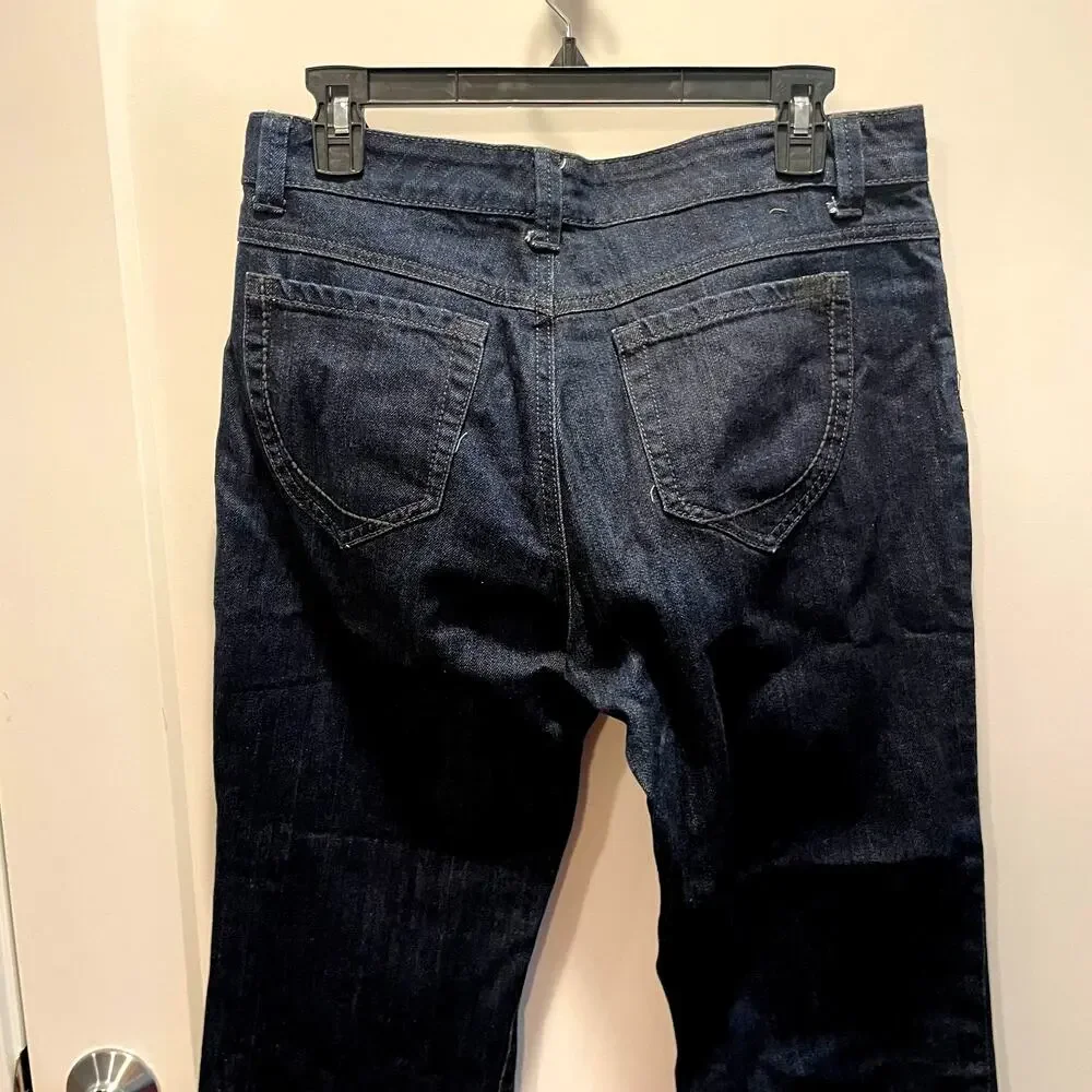 Nine West Women's Jeans Size 6 Straight Leg Dark wash denim broadway style